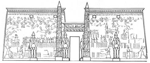 Храм Амона в Луксоре. Реконструкция - www.Arhitekto.ru