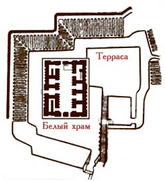 Белый храм в Уруке. Конец IV тыс. до н.э. План - www.Arhitekto.ru