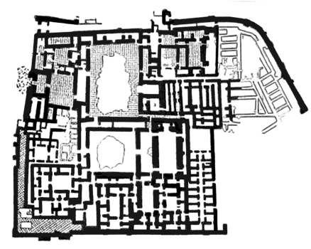 Дворец в Мари. Нач. II тыс. до н.э. - www.Arhitekto.ru