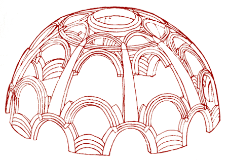 Конструкция купола Пантеона в Риме - www.Arhitekto.ru
