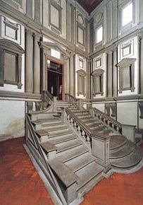 Лестница библиотеки Лауренцианы - www.Arhitekto.ru