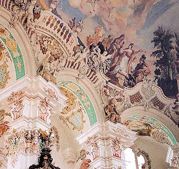 Интерьер церкви в Штайхаузене - www.Arhitekto.ru