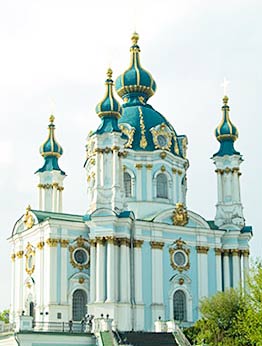 Андреевская церковь, Киев. Растрелли - www.Arhitekto.ru