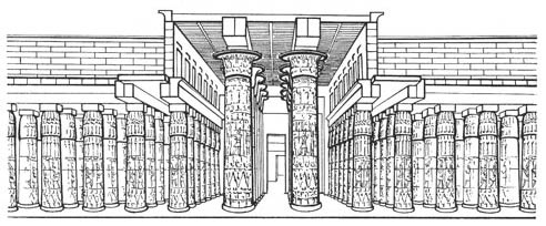 Храм Амона в Карнаке. Реконструкция - www.Arhitekto.ru