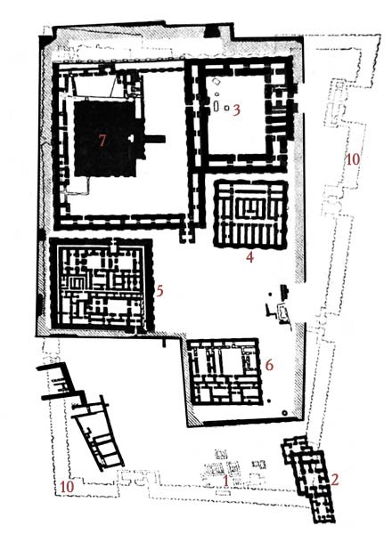 План священного участка города Ура, III тыс. до н.э. - www.Arhitekto.ru