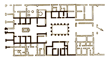 План древнеримского жилого дома - www.Arhitekto.ru