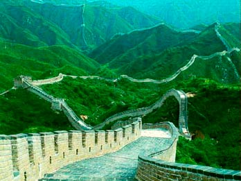 Великая Китайская стена, участок Бадалин в Пекине в Китае