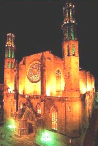 Церковь Санта Мария дель Map в Барселоне - www.Arhitekto.ru